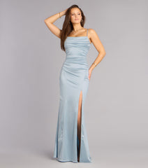 Heidi Satin Mermaid Formal Dress