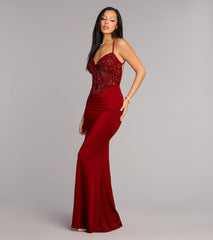 Dayna Satin Corset Formal Dress