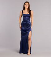 Klaudia Satin Corset Formal Dress