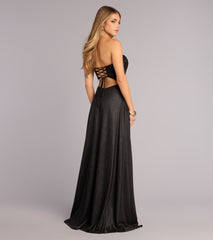 Alessandra Corset A-Line Formal Dress