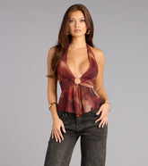 Painted Temptation Halter Top