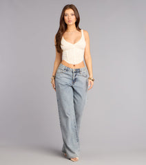 Sweet Grace Lace Bustier Top