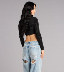 Glow Girl Rhinestone Bolero