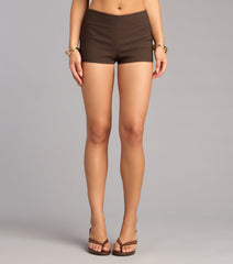 Lowkey Sleek Woven Hot Shorts