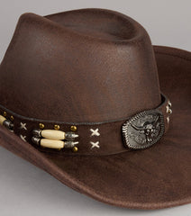 Desert Daydream Faux Leather Cowboy Hat