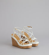Sunny Days Strappy Platform Wedges