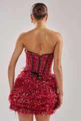LEAH TWEED MINI DRESS