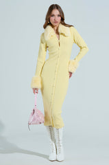 READY FOR SPRING KNIT MIDI DRESS