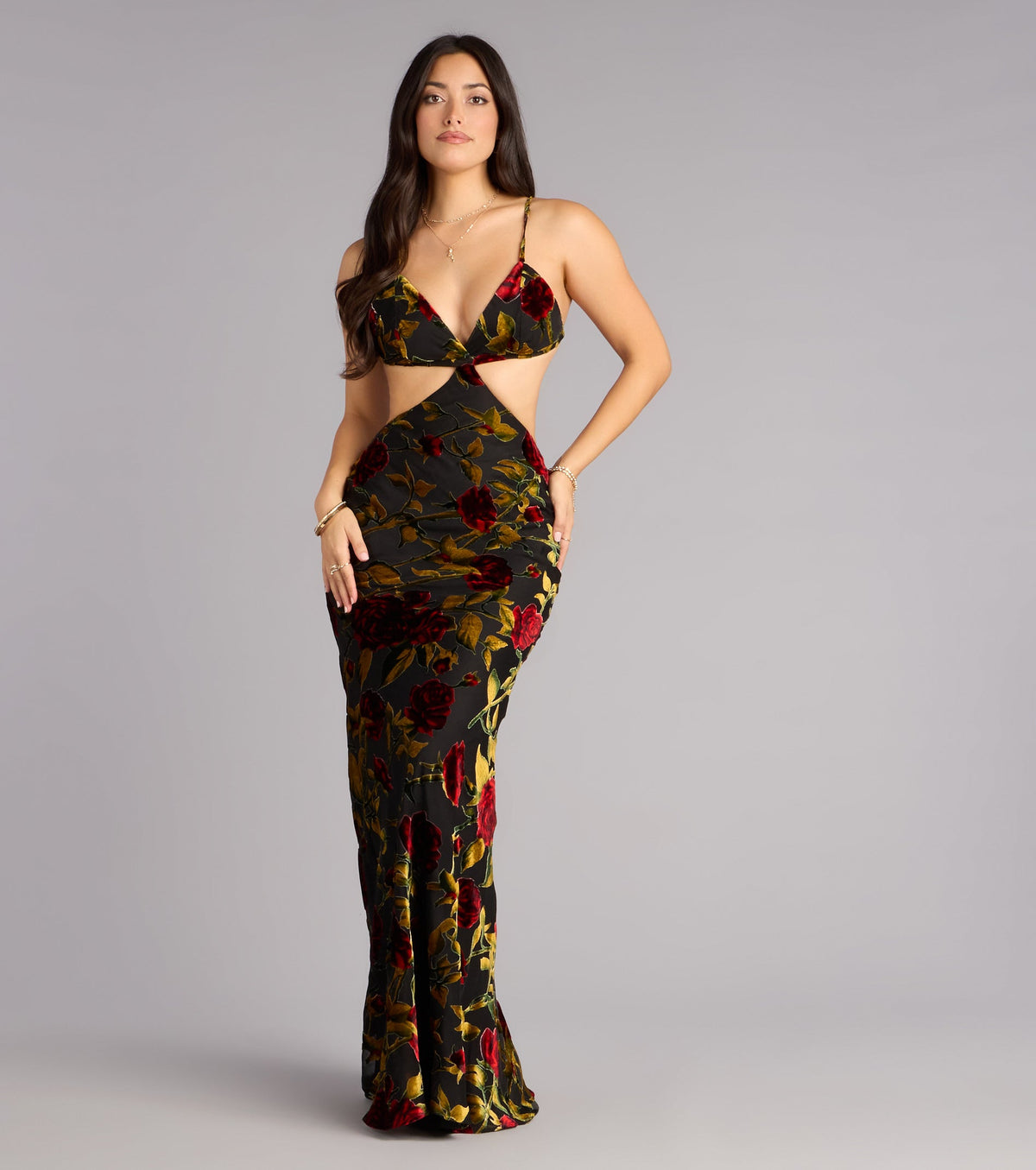 Milana Velvet Open Back Mermaid Formal Dress
