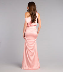 Cassandra Off-Shoulder Formal Dress