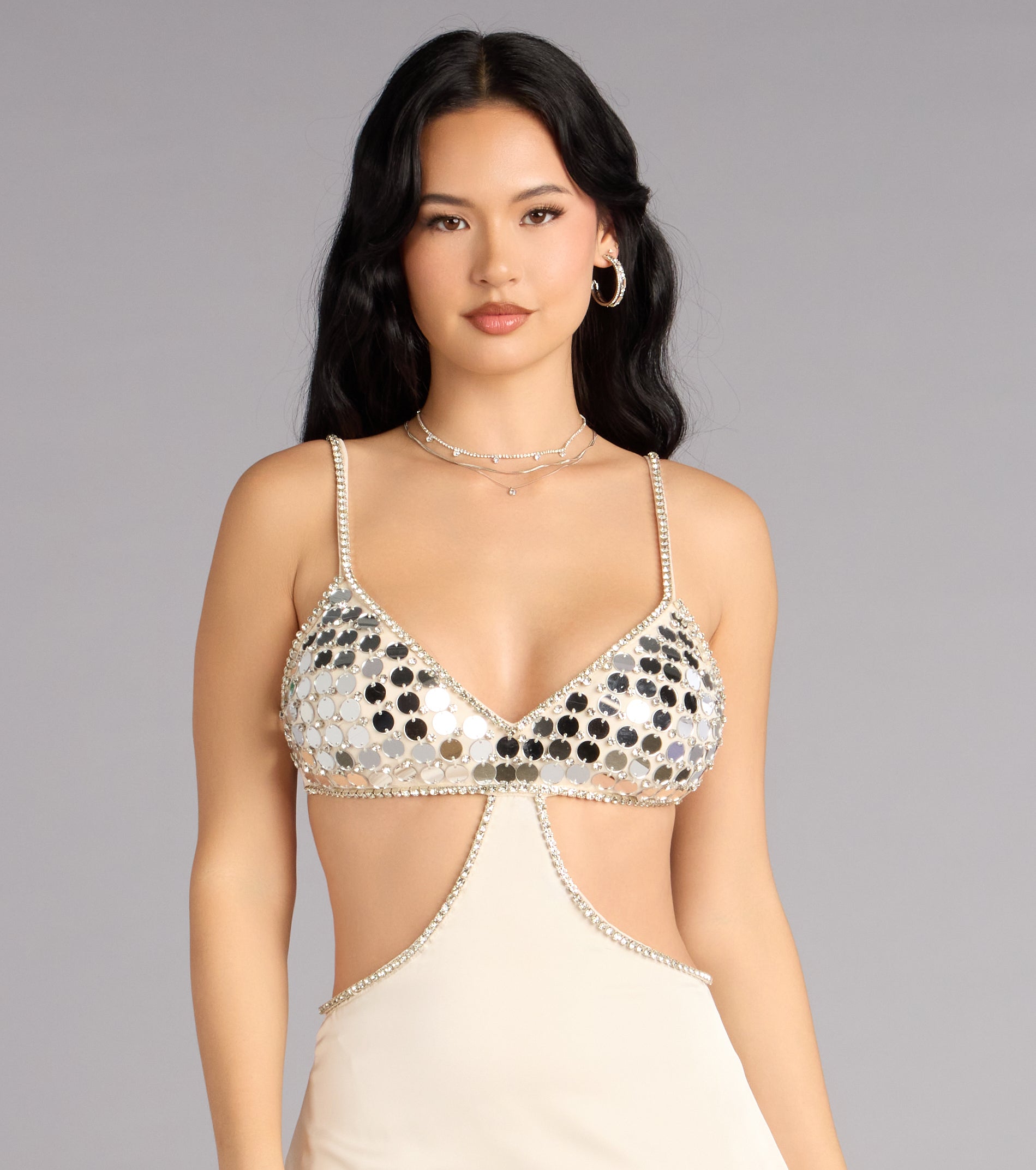 Marybelle Satin A-Line Formal Dress