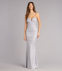 Tonya Glitter Mermaid Formal Dress