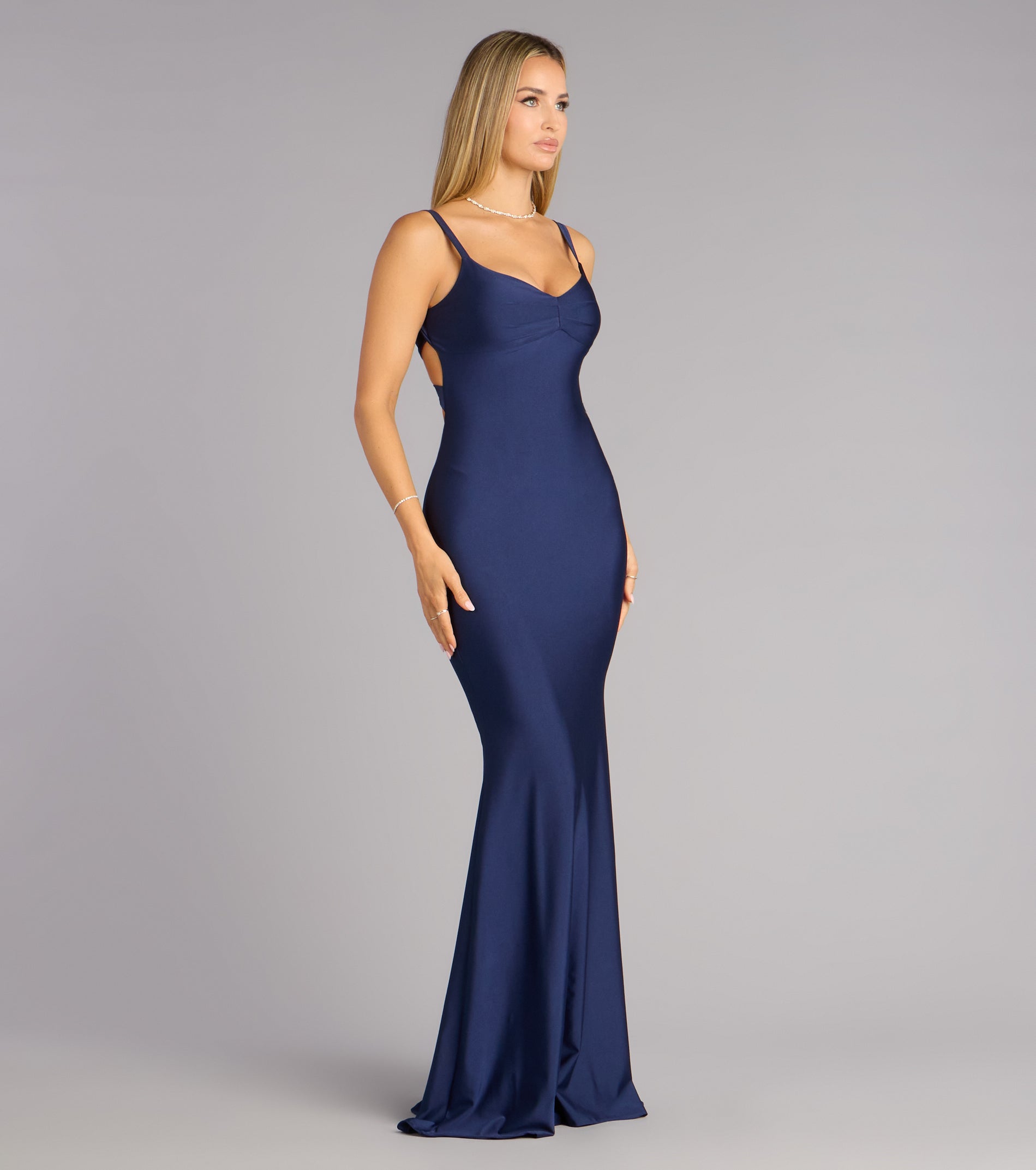Trish Open Back Mermaid Formal Dress