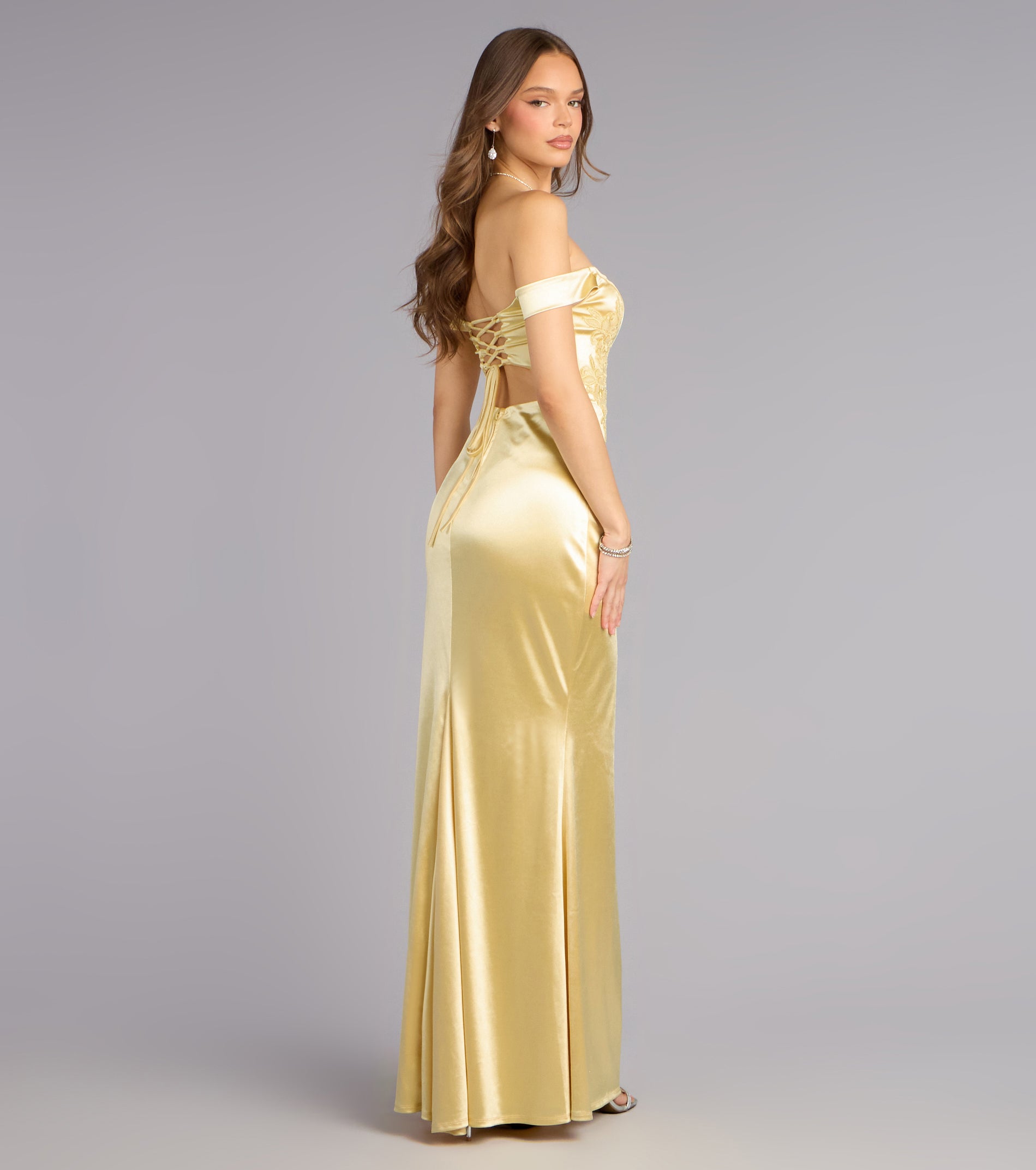 Stevie Off-The-Shoulder Formal Dress
