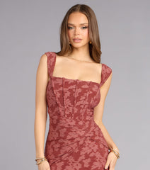 Meryl Jacquard Mermaid Formal Dress