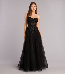 Kennedy Tulle A-Line Ball Gown