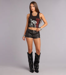 Howdy Cowboy Graphic Tank Top