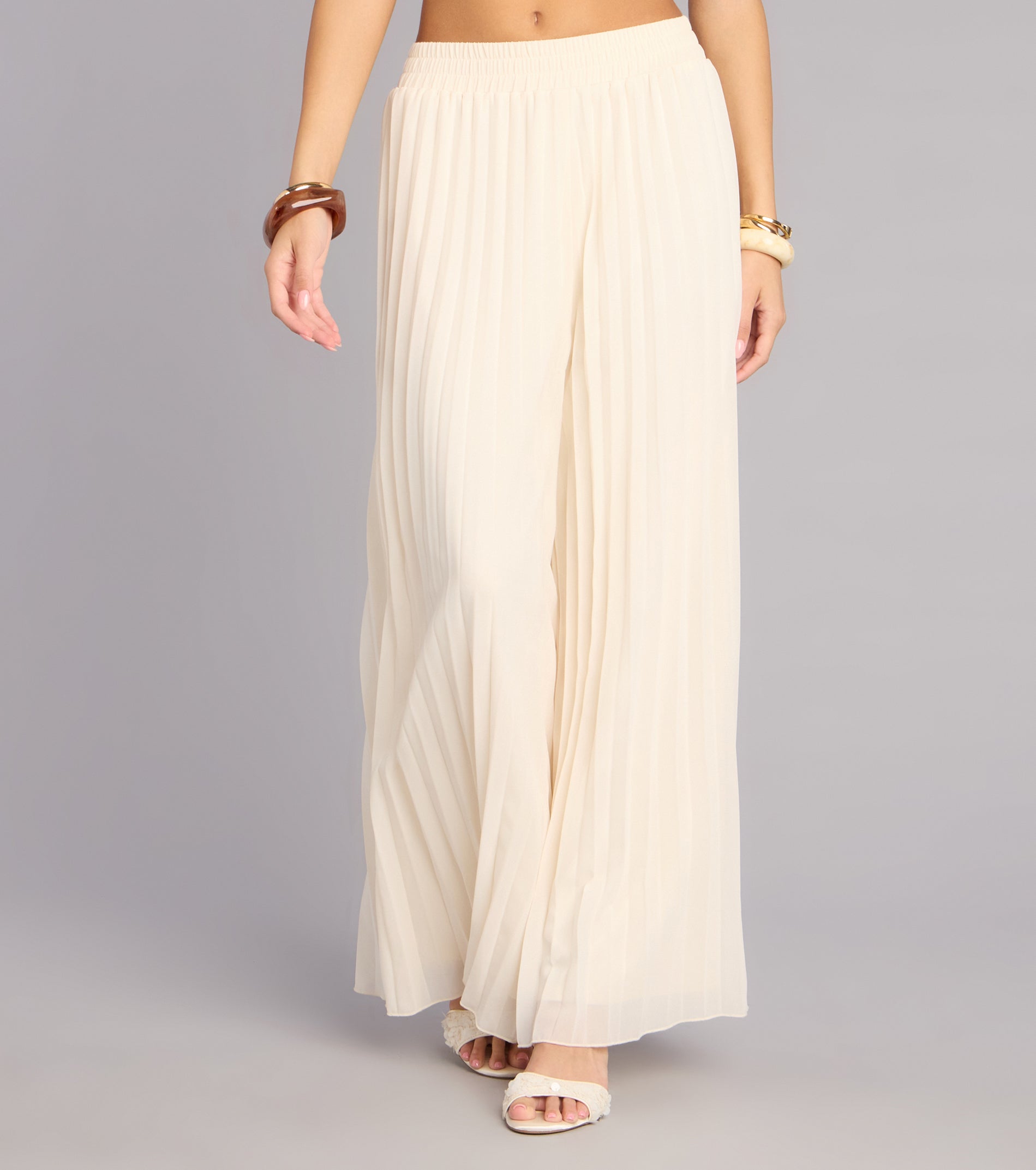 Floating Moment Pleated Palazzo Pants