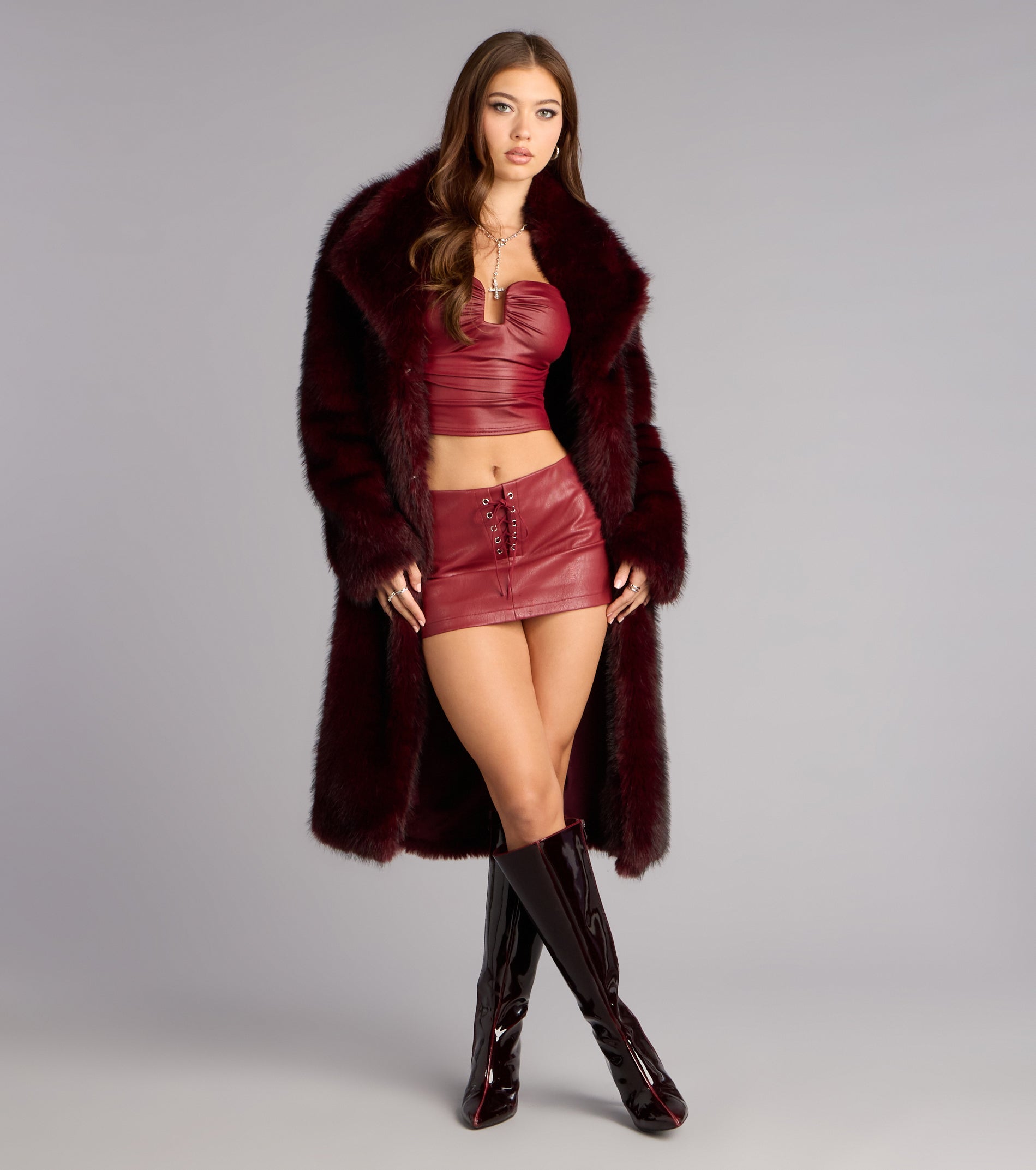 Too Hot to Handle Lace Up Micro Skort