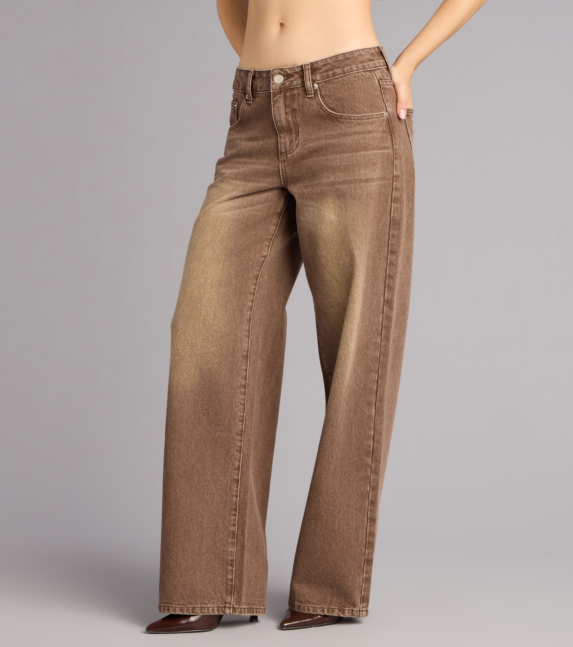 Off Duty Muse Wide Leg Denim Jeans