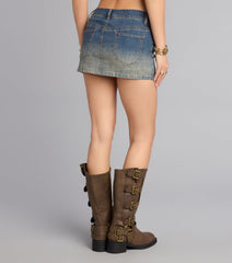 Cool It With The Attitude Denim Skort