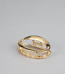 Chic Circle Grip Claw Hair Clip