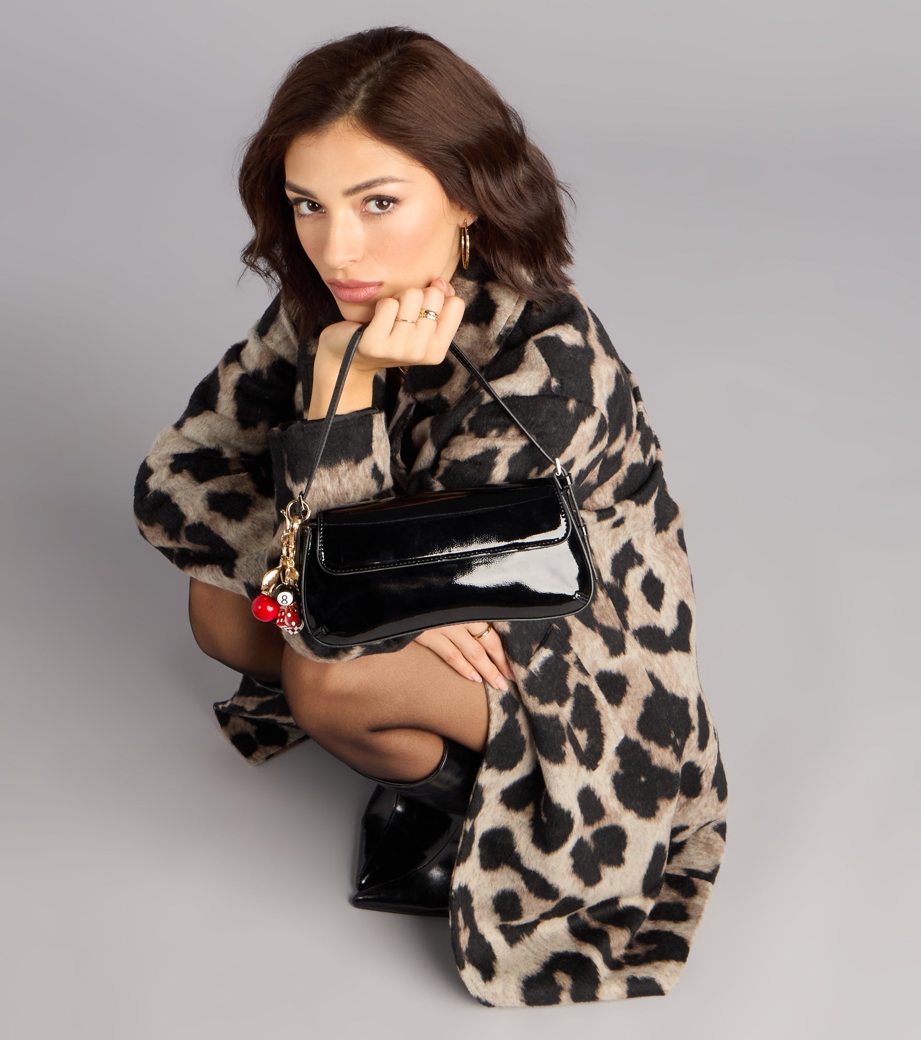 High Gloss Moment Shoulder Bag