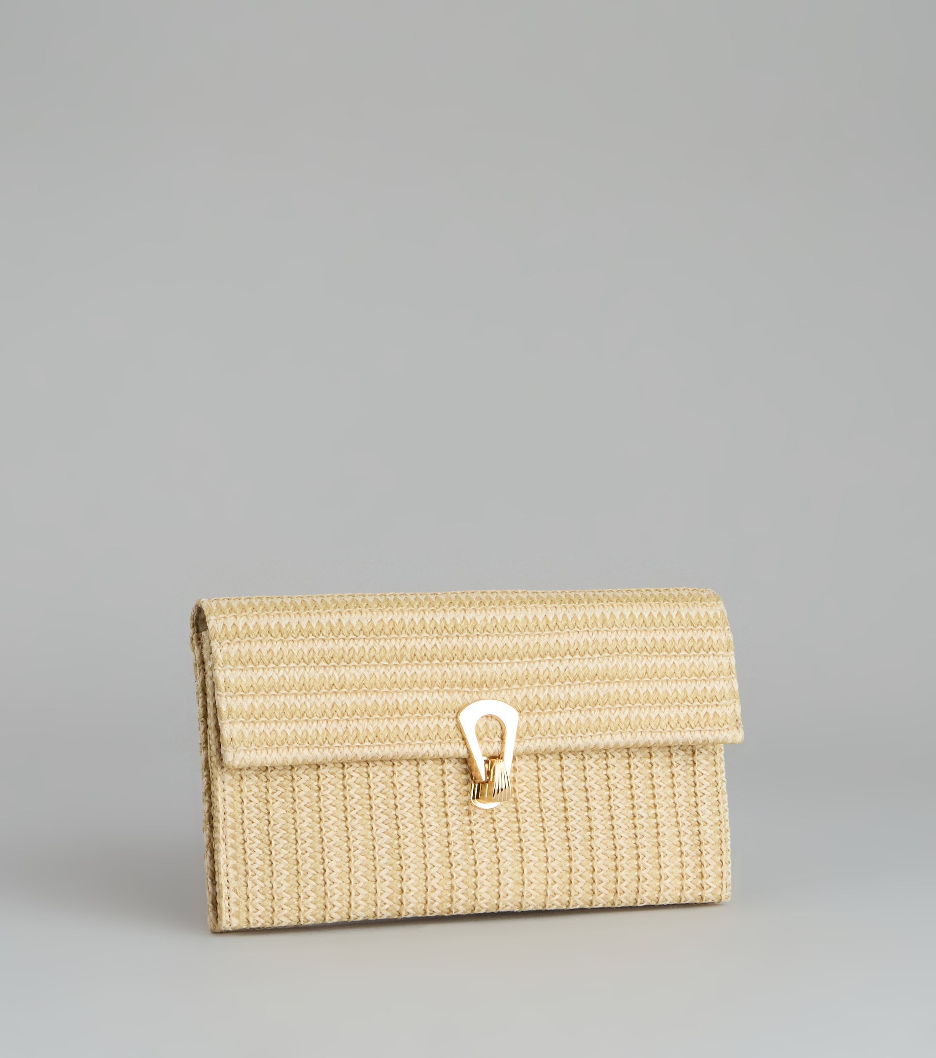 Vacation Mode Straw Clutch