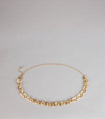Statement Mode Chunky Chain Belt