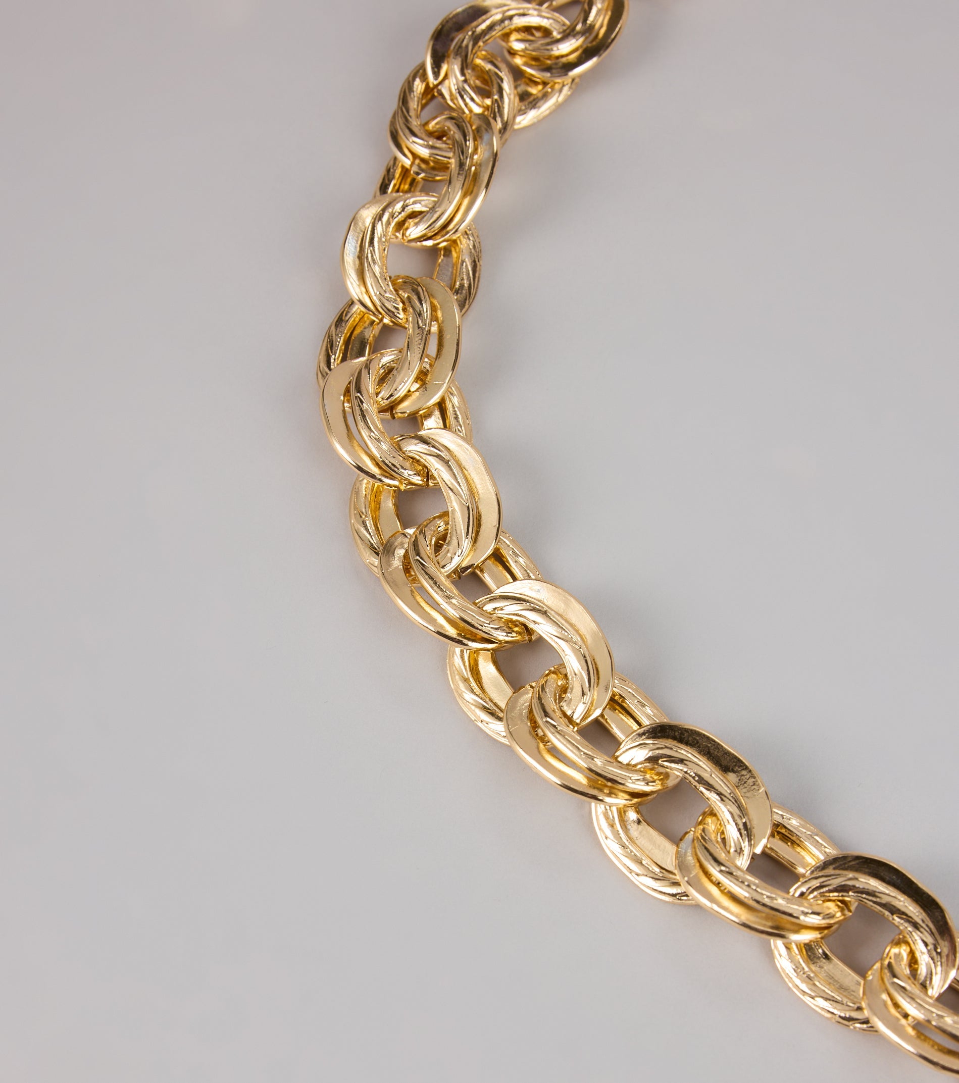 Statement Mode Chunky Chain Belt