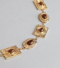 Western Edge Concho Chain Belt