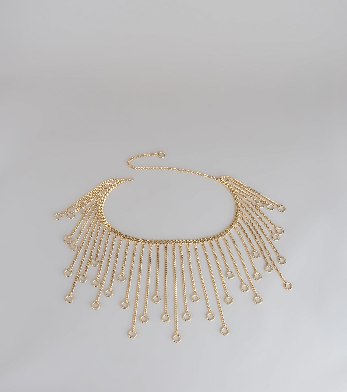 Statement Moves Fringe Chain Belt