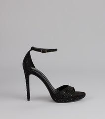 Elevated Intent Rhinestone Stiletto Heels