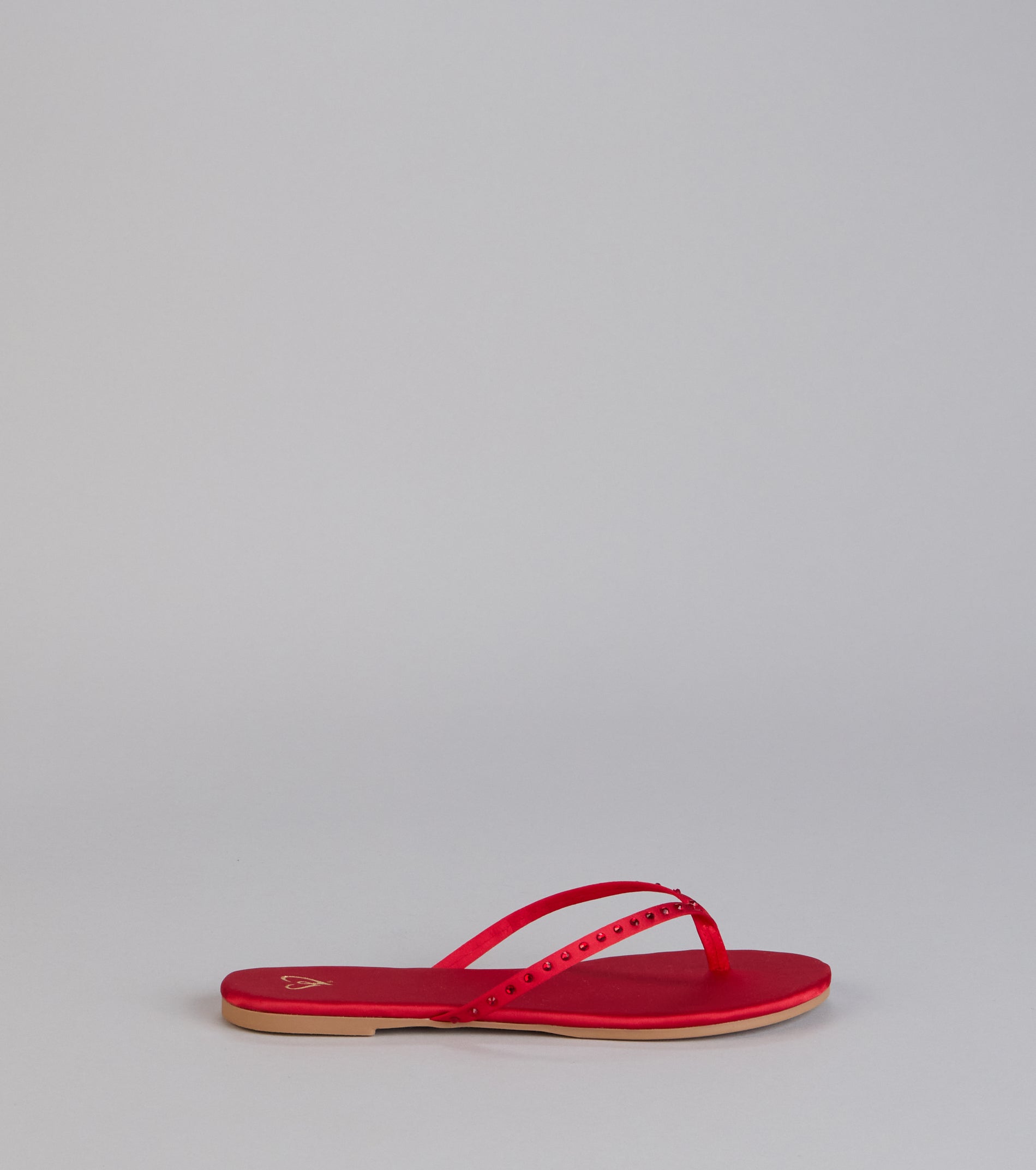 Casual Glow Satin Thong Sandals