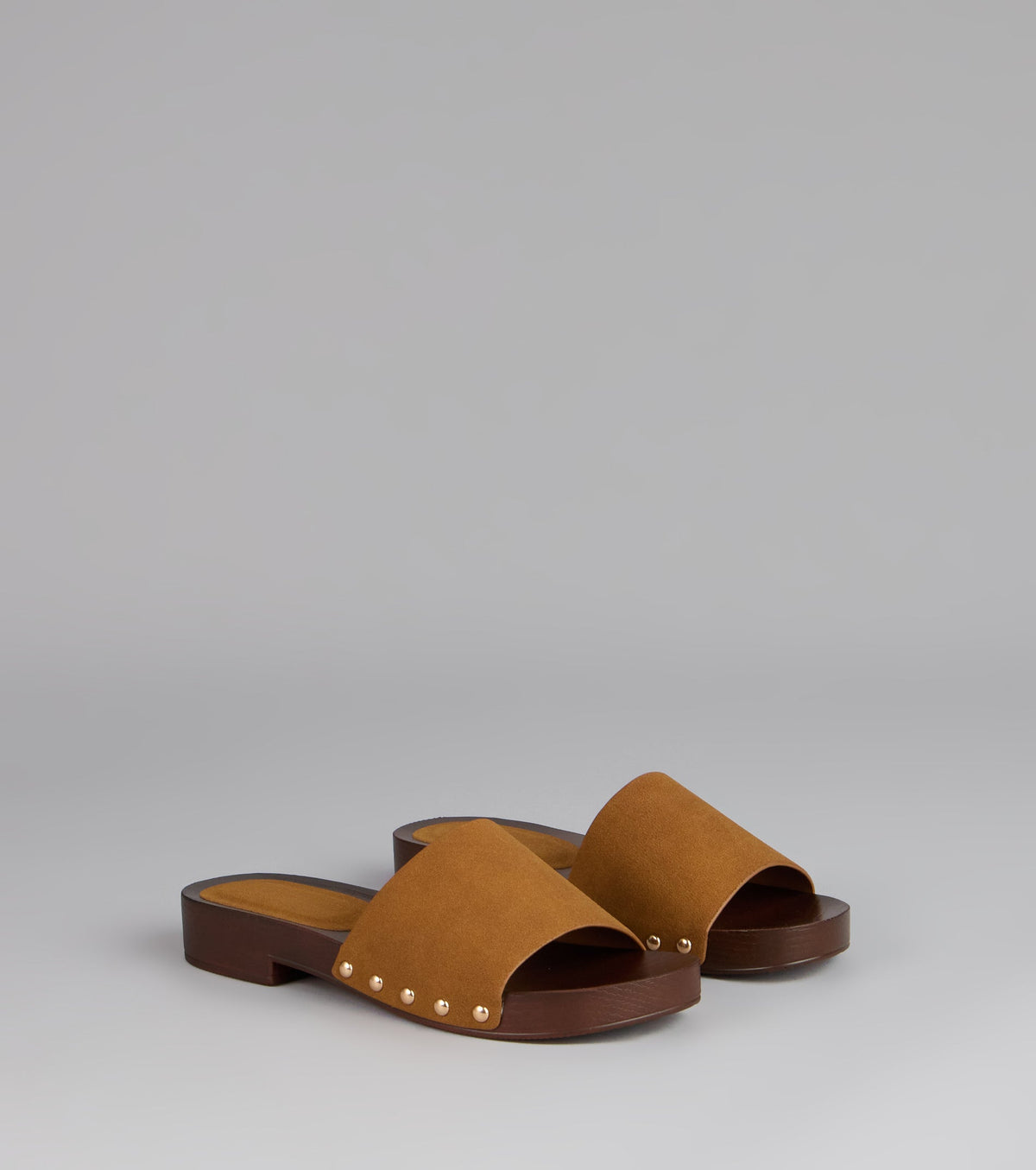 Easy Does It Wood Sole Slide Sandals