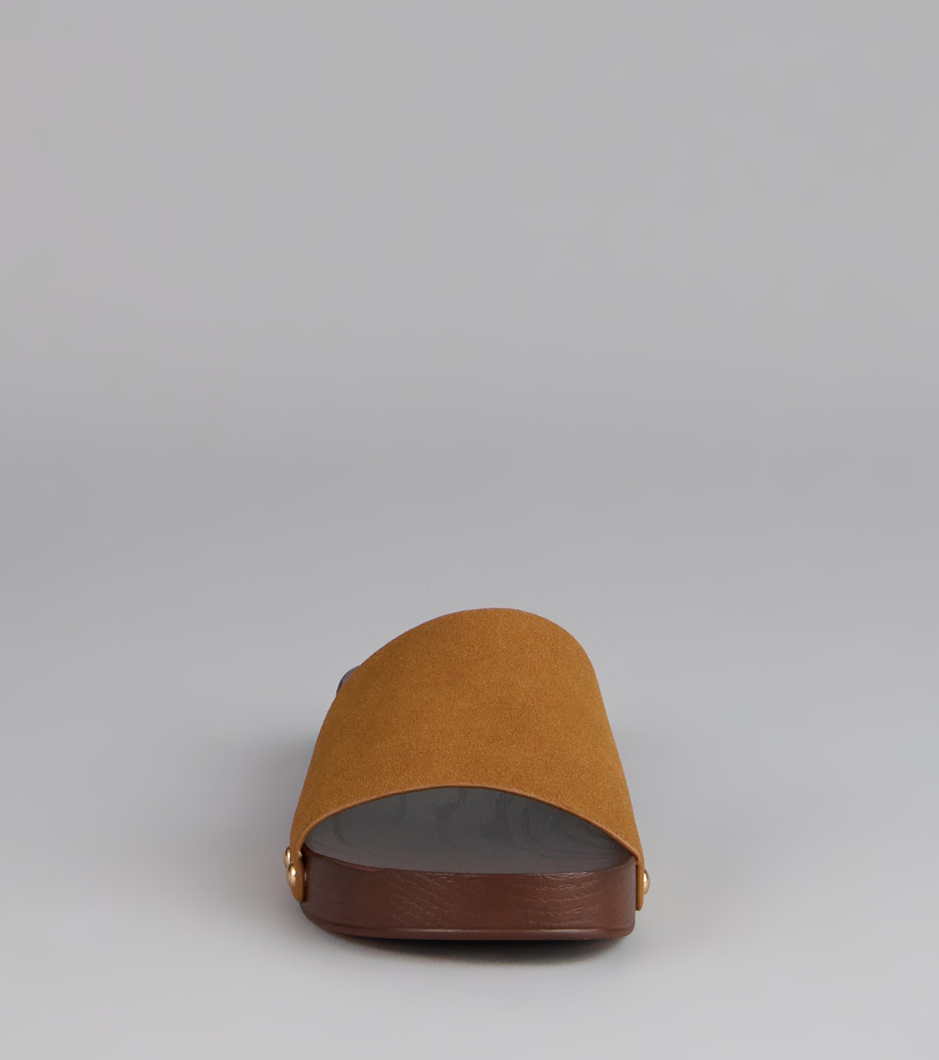 Easy Does It Wood Sole Slide Sandals