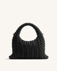 Cora Quilting Handle Bag - Black