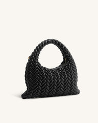 Cora Quilting Handle Bag - Black