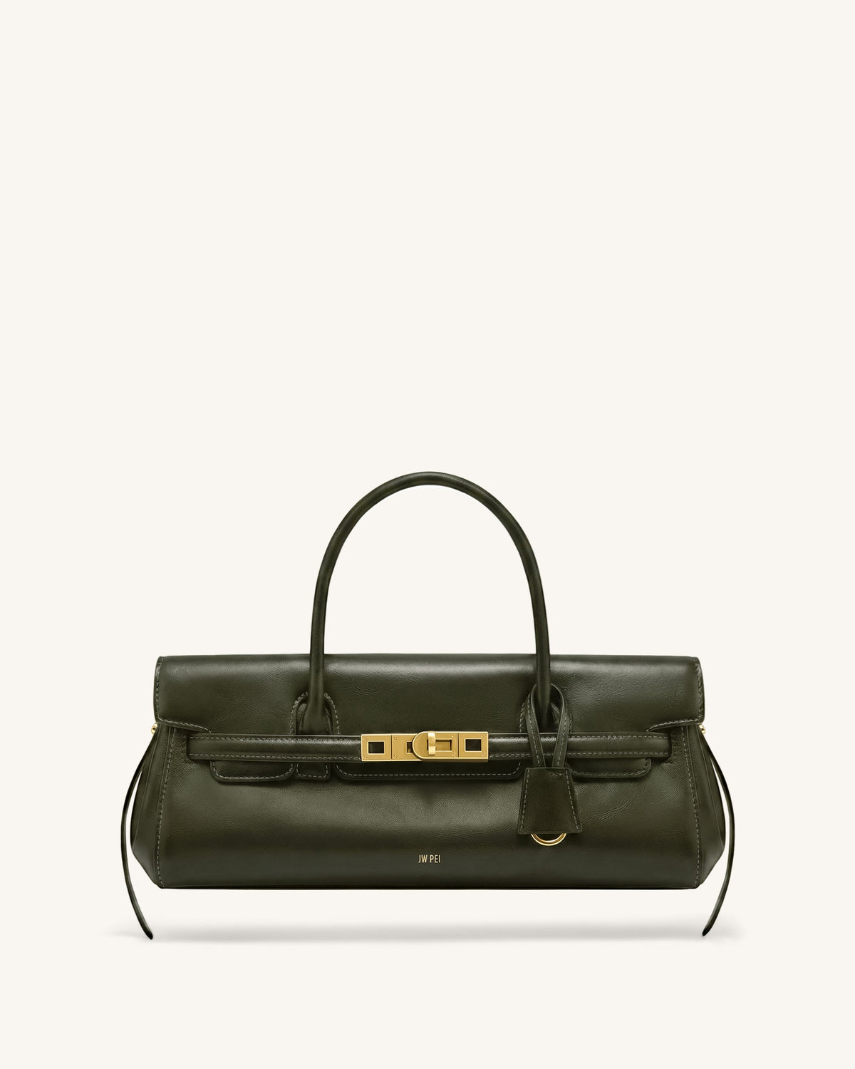 Yara Small Top Handle Shoulder Bag - Olive Green