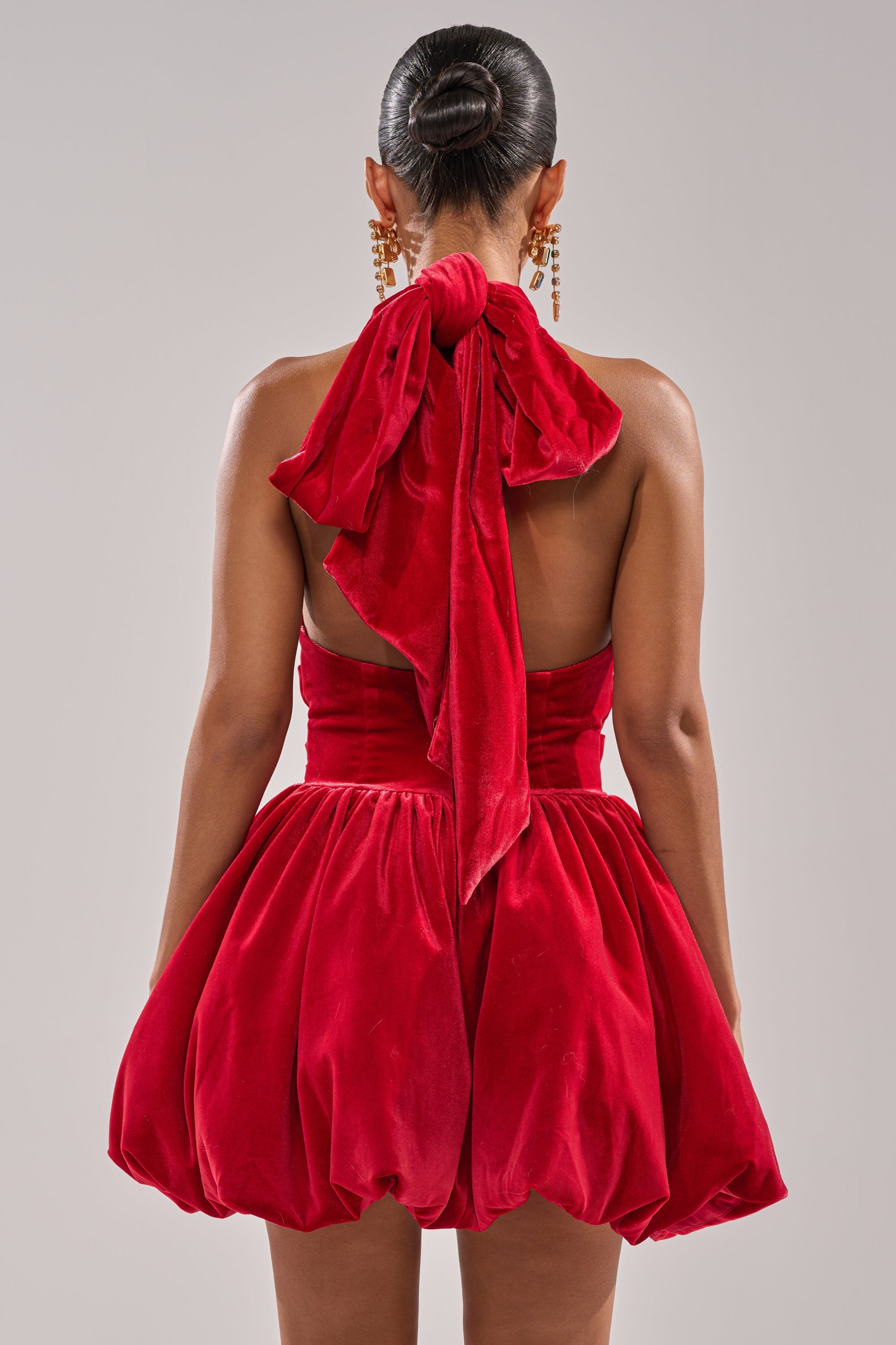 RUBY ROSE VELVET MINI DRESS