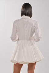 THE IT GIRL POPLIN MINI DRESS