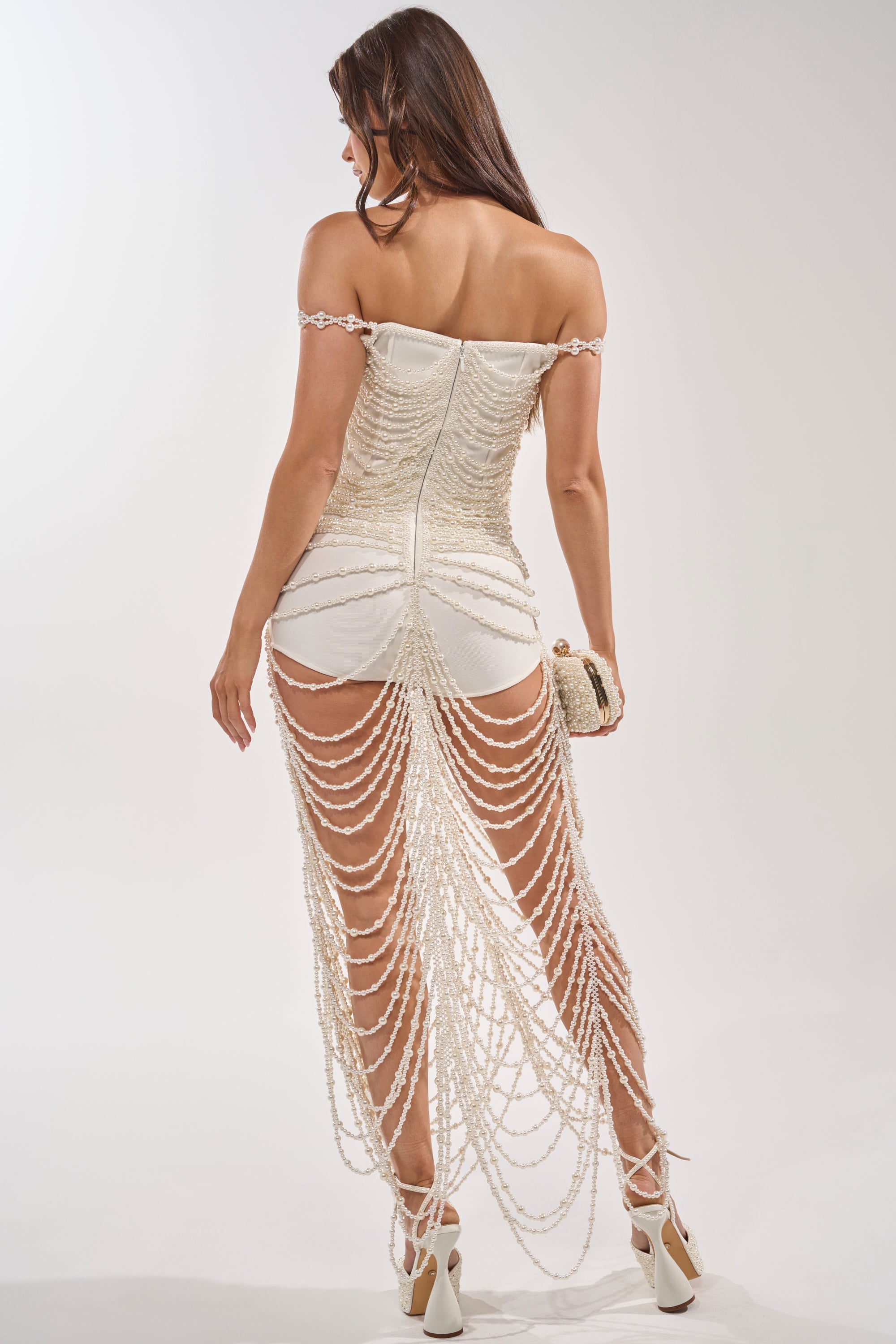 DRESSED UP FOR THE BEST PEARL MAXI DRESS