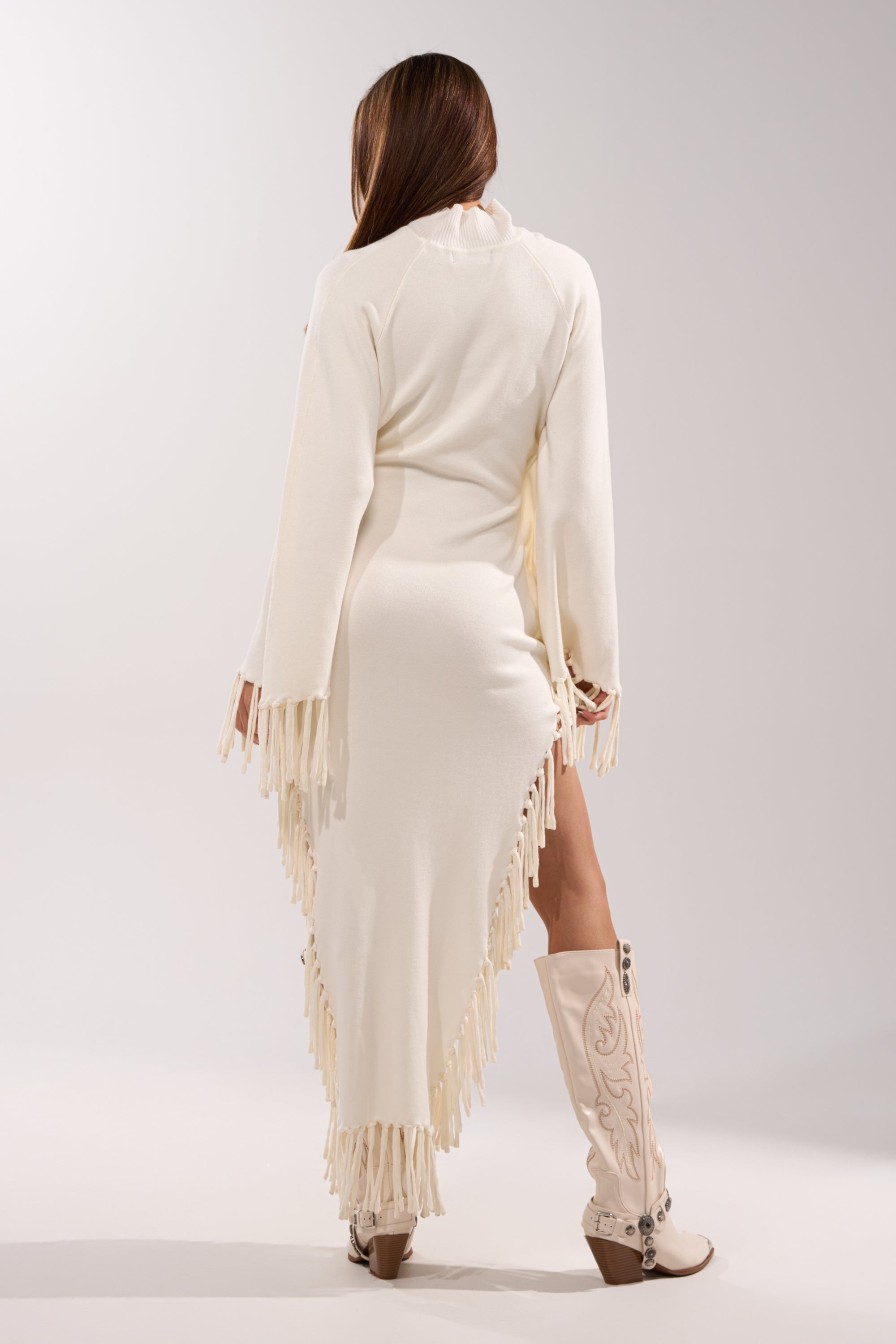 SWEATER WEATHER KNIT MIDI DRESS