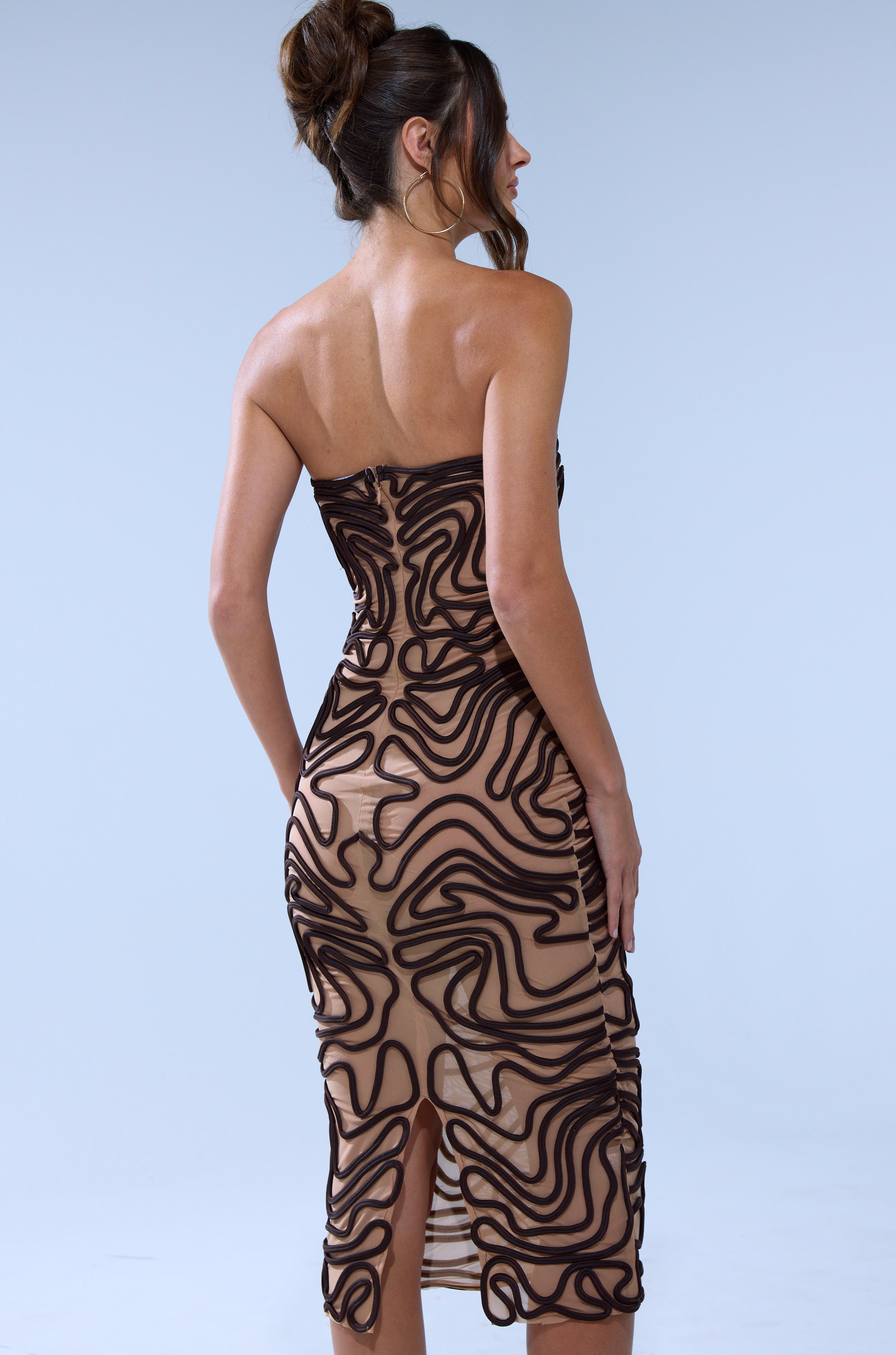 OUT OF THIS WORLD MIDI DRESS
